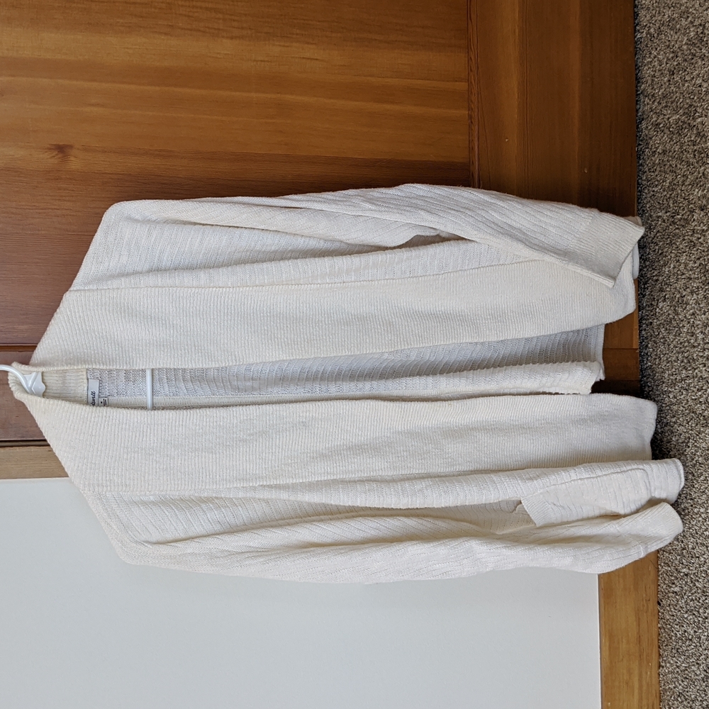 Madewell knit cardigan.